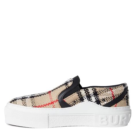 slip on burberry sneakers